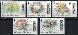 Delcampe - 2025 Finland, Meadow Flowers, Complete Set Used. - Gebraucht