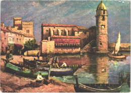 Delcampe - FR66 COLLIOURE - CPM 10 * 15 -  Peintre Peinture De Colombini - Animée  Belle - Collioure