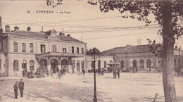 Delcampe - EPERNAY ,,,   LA  GARE - Epernay