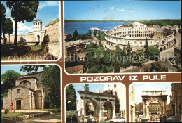 Delcampe - Pola Pula Croatia Festung Amphitheater Kathedrale - Kroatien