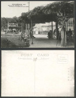 Delcampe - China Old Postcard Hothonse, Dairen Electric Garden Green House Open Air Theatre - China