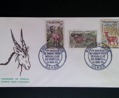 Delcampe - CMI) 1960. REPUBLIC OF SENEGAL. REGIONAL FAUNA. FDC. PROTECTION OF FAUNA AND FLOWERS. XF - Senegal
