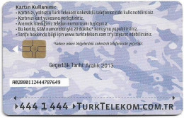 Delcampe - Turkey - TT (chip) - Soldier Cards - C-0276D - Havacikartt Aralik 2013, 4₤, Used - Turquie