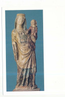 Delcampe - CPSM / CPM 10,5 X 15 Orne DOMFRONT Eglise Romane Notre Dame Sur L'eau La Vierge à L'Enfant (XIV° S) Statue - Domfront