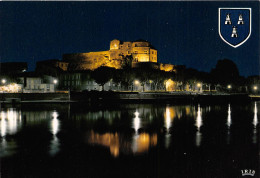 Delcampe - Sur Les Bords Du Rhone Le Chateau Illumine De TOURNON 29(scan Recto-verso) MA901 - Tournon