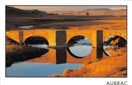 Delcampe - AUBRAC Le Vieux Pont DE Pierre 28(scan Recto-verso) MA900 - Aumont Aubrac