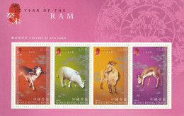 Delcampe - HONG KONG 2003  -  CHINESE NEW YEAR.  YEAR Of The RAM    -   2MS - Ungebraucht