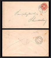 Delcampe - 16284 8 Ore Esbjerg Skanderborg Années 1890 Enveloppe Entier Stationery Danmark - Dänische Antillen (Westindien)