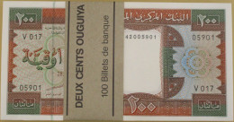 Delcampe - MAURITANIA 2002 BUNDLE 200 Ouguiya (100pcs) - Mauritanie