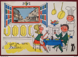 Delcampe - 87 Il Fait Bon Vivre à BELLAC (RARE) - Bellac