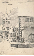 Delcampe - SUISSE #FG56598 WEINFELDEN KIRCHGASSE PAR ILLUSTRATEUR - Weinfelden