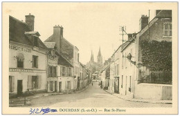 Delcampe - 91.DOURDAN.n°126.RUE ST PIERRE - Dourdan