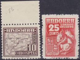 Delcampe - ANDORRE ESPAGNOL ** - 51/52 - Cote : 50 € - Ungebraucht