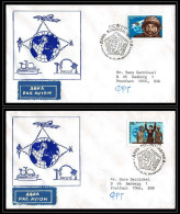 Delcampe - 65352 Gagarin Gagarine 12/4/1975 Espace Space Russie Russia Urss USSR Lot 2 Lettre Cover - UdSSR