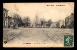 Delcampe - 63 - AMBERT - AVENUE DE LA GARE - Ambert