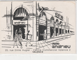 Delcampe - Valence Carte Publicitaire Andrieu Valence2 - Valence