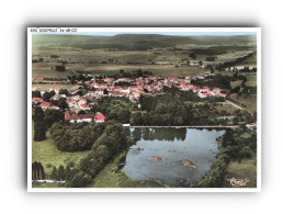 Delcampe - CO-BFP2-1111-88 - BULGNEVILLE - Vue Panoramique Aérienne Et L'étang - Bulgneville