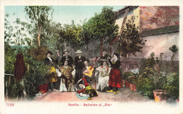 Delcampe - Sevilla , Andalucia * Bailando El ' Ole " * Danse Dancing Musique Musiciens * Espana Séville - Sevilla