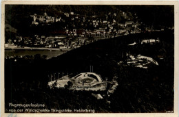 Delcampe - Heidelberg - Waldschenke Thingstätte Flugzeugaufnahme - Heidelberg
