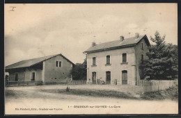 Delcampe - CPA Oradour-sur-Vayres, La Gare, La Gare - Oradour Sur Vayres
