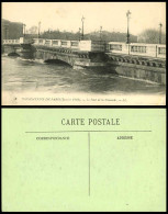 Delcampe - PARIS FLOOD 1910 Old Postcard Pont De La Concorde BRIDGE Flooded River L.L. 59 - Catastrophes