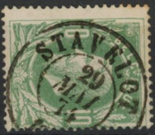 Delcampe - [O SUP] N° 30, Obl Concours Double Cercle 'Stavelot' - Coba +4 € - 1869-1883 Leopoldo II