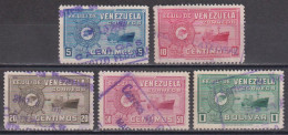 Delcampe - Venezuela 1948 Mi 504, 506, 508, 513, 514 O Used - Venezuela