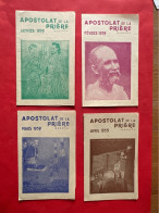 Delcampe - 1959 Aspostolat De La Priere Janv 1959 Conversion St Paul St.-Ignace St.-Joseph St.-Marc - Autres & Non Classés