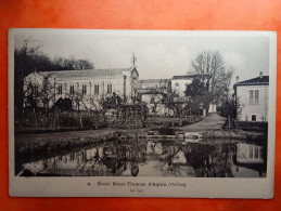 Delcampe - CPA (69)  OULLINS. Ecole Saint Thomas D'Aquin. Le Lac.    (Bt-19.424) - Oullins