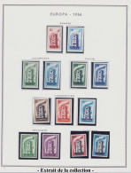 Delcampe - - EUROPA, 1956/2009, XX, Complet, En 2 Albums Cérès - Cote : 12800 € - Collections