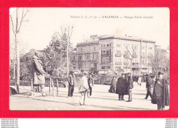 Delcampe - E-Espagne-621A80  VALENCIA, Parque Emilio Castelar, Animation, Cpa - Valencia