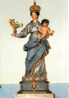 Delcampe - 13 - Marseille - Basilique Notre Dame De La Garde - Statue De La Vierge Au Bouquet - Art Religieux - CPM - Voir Scans Re - Notre-Dame De La Garde, Lift