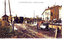 Delcampe - DEPT 26 LA BATIE ROLAND ARRIVÉE DU TRAIN  TRÈS BELLE ANIMATION 9X14 REIMPRESSION DE CARTES ANCIENNES - Otros & Sin Clasificación