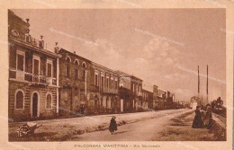 Delcampe - Du145 Cartolina Falconara Marittima Via Nazionale Provincia Di Ancona - Ancona