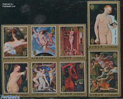 Delcampe - Ajman 1971 Paintings 8v, Mint NH, Art - Modern Art (1850-present) - Paintings - Paul Gauguin - Adschman