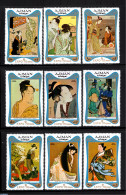 Delcampe - Ajman 1970 Expo 70 Osaka 9v, Mint NH, Various - World Expositions - Art - Paintings - Adschman