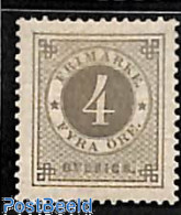 Delcampe - Sweden 1886 4o, Stamp Out Of Set, Unused (hinged) - Neufs