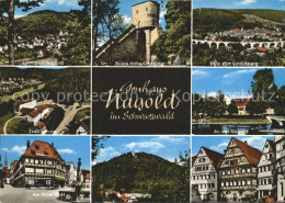 Delcampe - Nagold Hotel Post Turmstrasse Ruine Hohen Nagold Textilschule - Nagold