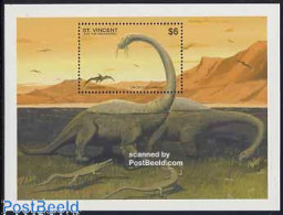 Delcampe - Saint Vincent 1994 Pteranodon S/s, Mint NH, Nature - Prehistoric Animals - Prehistóricos