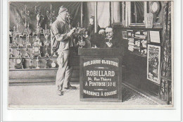 Delcampe - PONTOISE - PUBLICITE - Horlogerie Bijouterie Robillard - Très Bon état - Pontoise