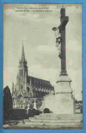 Delcampe - 76 - Bonsecours - Le Calvaire Et L'Eglise - Carte Vierge - Bonsecours