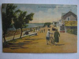 Delcampe - CHATELAILLON PLAGE BOULEVARD DE LA MER - Châtelaillon-Plage