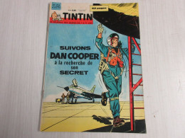 Delcampe - TINTIN 714 28.06.1962 ESSAI RENAULT 8 R8 TANGANYIKA Les MASAI MOTO ITAL JET - Tintin