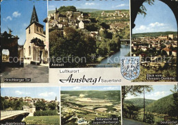 Delcampe - Arnsberg Westfalen Hirschberger Tor Altstadt Stadtblick Jaegerbruecke Teilansich - Arnsberg