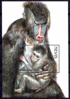 Delcampe - Nevis - 1998 - Monkeys - Yv Bf 143 - Affen