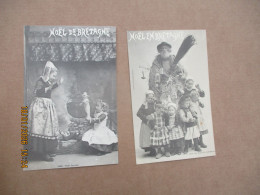 Delcampe - NOEL DE BRETAGNE LOT DE 5 CPA - Bretagne