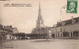 Delcampe - 21 - MEURSAULT - S37177 - Place De L'Hôtel De Ville - L'Eglise - Meursault