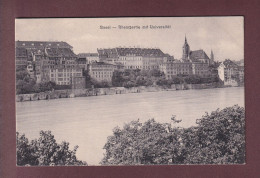 Delcampe - BASEL - Rheinpartie Mit Universität - 1907 - Bâle
