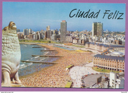 Delcampe - CIUDAD FELIZ - Mar Del Plata - Vista Aérea - Argentinien