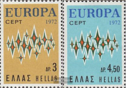 Delcampe - Greece 1106-1107 (complete Issue) Unmounted Mint / Never Hinged 1972 Europe - Neufs